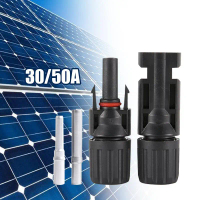 MC4 Connector Solar Panel 1000V 30A 50A  - Connector Kabel PV Surya