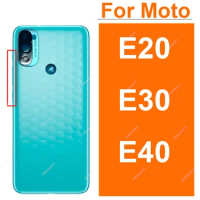 For Motorola Moto E20 E30 E40 Back Battery Door Housing Cover Rear Cover Back Battery Case Replacement Parts
