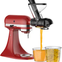 2024 Cold Press Juicer Machine, Slow Masticating Juicer Attachment with Dual Feed Chute, As kitchen Aid Slow Juicer Attachment