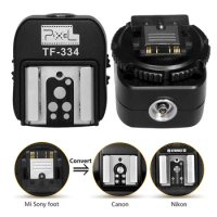 PIXEL TF-334 Hot Shoe Converter for Sony MI A7 A7R A7S II A6000 A6300 RX10 NEX6 A99 convert to Canon Nikon Pixel YONGNUO