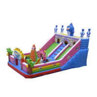 Marine theme Inflatable Trampoline Inflatable Jumping House Air Castle for kids and adults