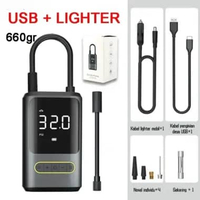 Pompa Ban Electric Air Pump Inflator Portable USB Lighter Pompa Ban Motor Pompa Sepeda Mobil Pompa A
