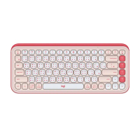 【Logitech 羅技】POP Icon Keys 無線藍芽鍵盤(蜜糖粉)
