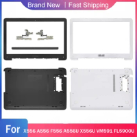 New Bottom Base Case For Asus X556 A556 F556 A556U X556U VM591 FL5900U Laptop LCD Front Bezel Hinge Cover B D Shell White Black