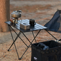 戶外露營便攜折疊桌鋁合金野營燒烤桌地攤桌子迷你桌