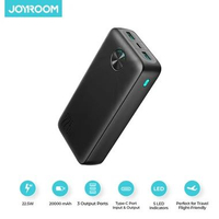 MJ JOYROOM PBF15 Powerbank Fast Charging 22.5W 10000mAh Berkualitas 20000mAh Hitam