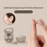 Alat Dengar Bluetooth Dalam Telinga Tanpa Wayar, Saiz Mini, Bunyi Binaural, Hayat Bateri Ultra-Panja