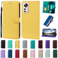 Luxury Flip Wallet Case For Xiaomi 12 12X 12S 11 Lite 5G NE Case Mi 11 9 9T 8 A3 11i 11X 10T 11T Pro Magnetic Book Phone Case