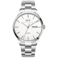 2021 New Seiko Movement Automatic Men Watch I&amp;W Men's Watches Top Brand Luxury Mechanical Watch Sapphire Double Calendar Relogio