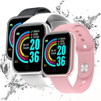 D20 Smart Watch Y68 Smartwatch Watch for Men Women Heart Rate Blood Pressure Monitor Tracker Bracelet Watches for Android IOS
