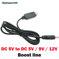 Đường tăng cường nguồn USB, DC 5V đến DC 5V 9V 12V, Mô-đun bước lên, Cáp Bộ Chuyển Đổi USB, Phích cắ