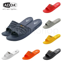 ADDA 53M01 รองเท้าแตะ รองเท้าลำลอง สำหรับผู้ชาย แบบสวม รุ่น ไซส์ 7-10 สี ดำ เทา กรม ส้ม แดง เหลือง ข