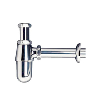 ท่อน้ำทิ้งอ่างล้างหน้า แบบกระปุก รุ่น CT680(HM) ขนาด 24 ซม. โครเมียม