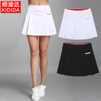 Women Sports Tennis Skirts Golf Dress Fitness Shorts Athletic Running Short Quick Dry Skort Golf Skirt With Pocket