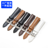 ทดแทน FOSSIL สายนาฬิกาฟอสซิลสายนาฬิกาหนังลูกวัว 14 16 18 20MM ผู้หญิงตรงบางนุ่ม