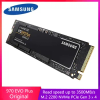 Samsung 970 EVO Plus SSD 2TB 1TB 500GB 250GB MLC NVMe Hard Drive HDD Hard Disk M.2 2280 Internal Solid State Drive for Laptop PC