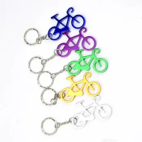 1 PCS Creative Bicycle Key Chain Multifunctional 3D Bicycle Shape Bottle Opener Novel Design Bike Model Pendant