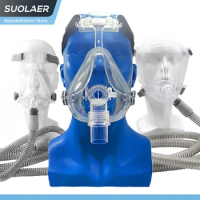 CPAP Mask Full Face Nose Mouth Mask Auto CPAP BIPAP APAP Anti Snoring Sleep Apnea Sleep Aiding Nasal Full Face Respirator Mask