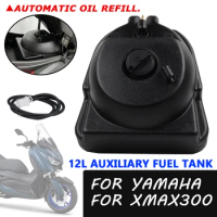 Motorcycle Accessories 12L Auxiliary Seat Bucket Tank Gas Petrol Fuel Tank For YAMAHA XMAX300 XMAX 300 X-MAX 300 X-MAX300 2021