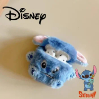 Cute Disney Cartoon Lilo &amp; Stitch New Plush Bluetooth Headset Airpods Pro2 Protective Case Creative Personalized Christmas Gift