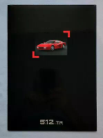 1991 Ferrari 512TR Testarossa Pininfarina Original Dealer Sales Brochure 690/91
