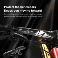 For Road Bikes Mountain Bikes Folding Frame Protective Film Shark Sticker Hot Selling Handlebar Film Parts New