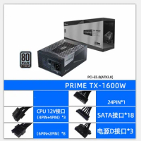 New Power Supply Seasonic PRIME TX-850 TX-1000 TX-1300 TX-1600 850W 1000W 1300W For SSR-850TR SSR-1000TR SSR-1300TR SSR-1600TR
