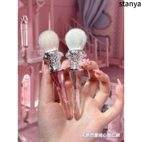 Hot-Selling Flower Knows Swan Ballet Strawberry Rococo Blush Spot Brush Wool Fluffy Makeup Brush Con