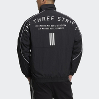 Adidas WRD WOV JKT 男 立領 外套 亞版 運動 休閒 刷毛 保暖 雙向拉鍊 黑 HM2691