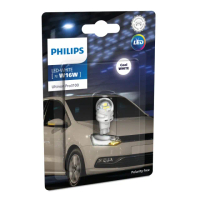 【Philips 飛利浦】Ultinon Pro3100 W16W T16 中炸彈倒車燈專用LED白光小燈(T16 中炸彈倒車燈)