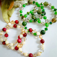 Gelang Batu Manik Premium Kristal Batu Edisi Terbatas