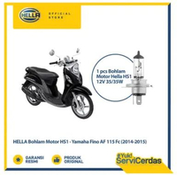 Bohlam Motor Hella Yamaha Fino AF 115 Fc (2014-2015) HS1 12V 35/35W PX43T Standard - Lampu motor