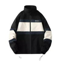 JAKET HIP HOP VARSITY POLYESTER GARMOSTYLE JAKET COWOK PARASUT WP / JAKET HOODIE PRIA WATERPROOF