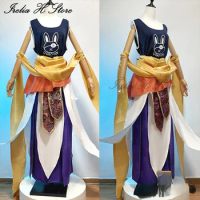 Irelia H Custom size made Record of Ragnarok Shakan Cosplay Costume Shakan Top Skirt Women