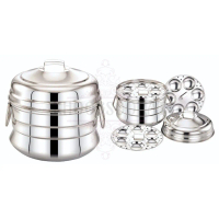 [On Sale ] Diamond Idly Panai 3 Sizes (Extra Deep Idli)-Gas & Induction