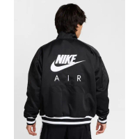 【NIKE 耐吉】舖棉外套 保暖外套 保暖夾克 男款 AS M NIKE AIR VARSITY JKT 黑色(HJ0302010)