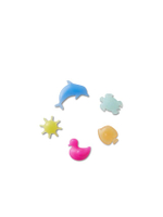 ตัวติดรองเท้า JIBBITZ  SUMMER SHAPES 5 PACK