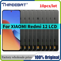 10pcs/lot Wholesale LCD High quality For XIAOMI Redmi 12 23053RN02A Display Touch Screen
