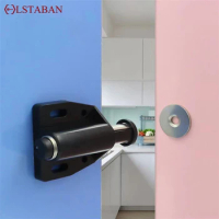 LSTABAN Magnetic Catch Door Closers Push To Open Magnet Cabinet Door Catch for Wardrobe Cupboard Kitchen Furniture Hardware Knob