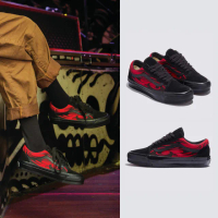 【VANS 官方旗艦】Premium LX Old Skool 男女款黑色/紅色滑板鞋