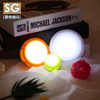 LED Sign-in Light Disk Activity Corridor Tap Light Manufacturer Festival Scene Letter Light Prop Gif