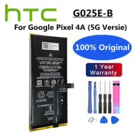 3885mAh 100% Original Battery G025E-B For HTC Google Pixel4A Pixel 4A 5G Version Batteries Bateria