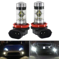 2Pcs Mini Car Headlight Bulbs LED Lamp 3030 Chip H4 H7 H11 H8 H9 9006 HB4 H1 9005 HB3 12000LM Auto Fog Lights 6000K 4300K