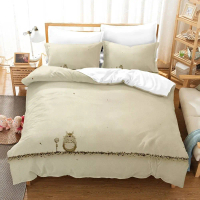 ชุดเครื่องนอน Totoro เพื่อนบ้านของฉัน SY1 รวมผ้าปูที่นอน ปลอกหมอน และชุดโฮมรูมที่ซักได้ เหมาะสำหรับห