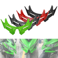 Motorcycle Front Fairing Aerodynamic Winglets Protection Guard Cover Lower For KAWASAKI ZX-25R ZX25R ZX25 ZX 25 R 2020 2021 ABS