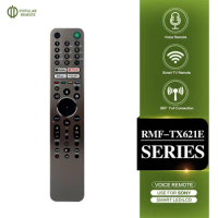 RMF-TX621E Voice Remote Control Backlit Bravia XR-55A90J A90J LED Smart Android Replace For Sony with Backlight