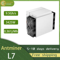 New Bitmain Antminer L7 9050M 9300M 9500M Litecoin Miner LTC+DOGE Scrypt Air-cooling MinerFree Shipping