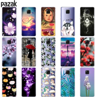silicone Case For Huawei Mate 20 pro Transparent Phone For Huawei Mate 20X Cover Coque Capa for mate20 soft tpu painting protect