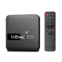 H20PRO Digital TV Converter Box 2.4G&5G WIFI 6K HD Quad Core CPU TV Set-top Box Compatible For Andro