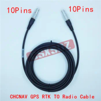 NEW Brand CHCNAV GPS RTK dada cable,CHCNAV gps rtk to external radio ,A00905,10pins to 10pins,